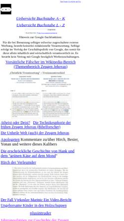 Vorschau der mobilen Webseite www.manfred-gebhard.de, Geschichte der Zeugen Jehovas