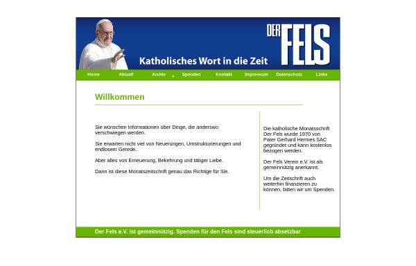 Vorschau von www.der-fels.de, Der Fels