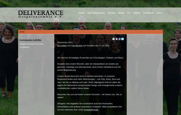 Vorschau von www.deliverance-gospel.de, Deliverance