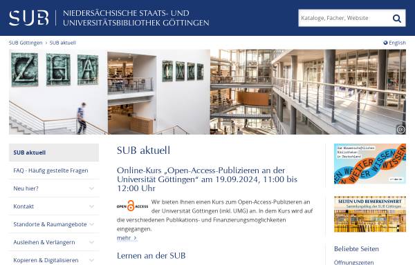 Niedersächsische Staats- und Universitätsbibliothek Göttingen