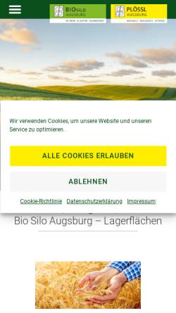 Vorschau der mobilen Webseite www.agrodirekt.de, AgroDirekt - Willy Plössl GmbH