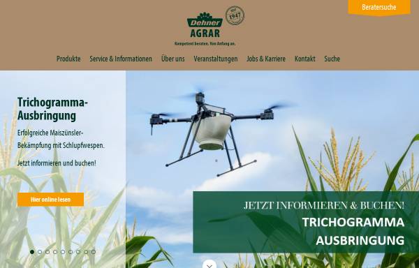 Vorschau von www.dehner-agrar.de, Dehner GmbH & Co.KG