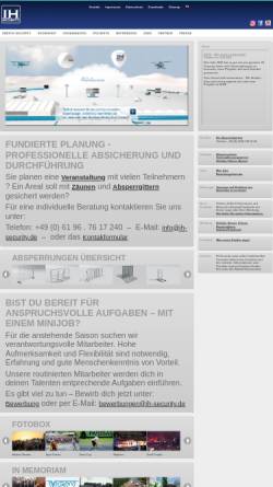 Vorschau der mobilen Webseite www.ih-security.de, IH Security GmbH