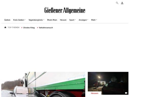 Vorschau von www.giessener-allgemeine.de, Gießener Allgemeine