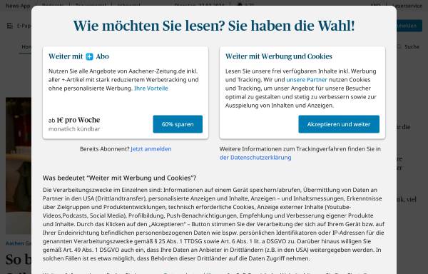 Vorschau von www.aachener-nachrichten.de, Aachener Nachrichten