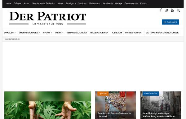 Vorschau von www.derpatriot.de, Der Patriot - Lippstädter Tageszeitung
