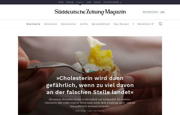 SZ Magazin - Wochenendbeilage der Süddeutschen Zeitung