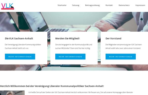 Vorschau von www.vlk-lsa.de, Vereinigung Liberaler Kommunalpolitiker Sachsen-Anhalt
