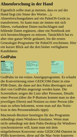 Vorschau der mobilen Webseite www.haun-online.de, Ahnenforschung in der Hand