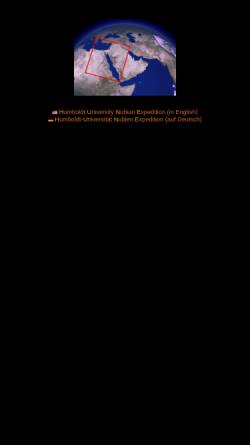 Vorschau der mobilen Webseite www2.hu-berlin.de, Humboldt University Nubian Expedition (H.U.N.E.)