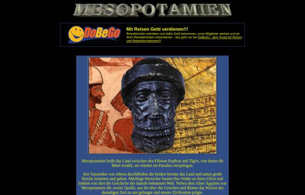 Vorschau von www.mesopotamien.de, Vergessenes Mesopotamien