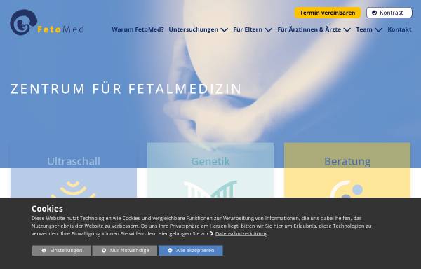 Vorschau von www.fetomed.at, FetoMed - Zentrum für Fetalmedizin