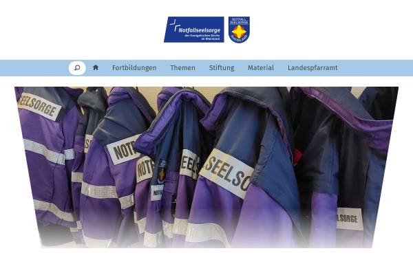 Vorschau von www.ekir.de, Notfallseelsorge der Evangelischen Kirche im Rheinland