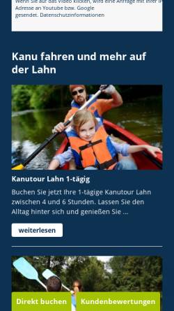 Vorschau der mobilen Webseite www.krumos-kanus.de, Krumos' Kanus