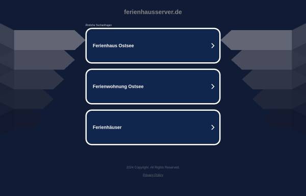Vorschau von www.ferienhausserver.de, Atraveo GmbH