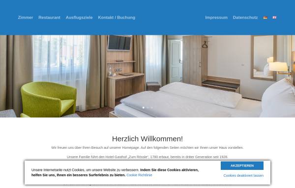 Vorschau von www.roessle-frankenbach.de, Hotel-Gasthof Rössle