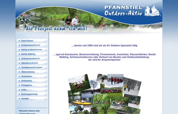 Vorschau von pfannstiel-outdoor-aktiv.de, Pfannstiel Outdoor-aktiv