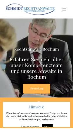 Vorschau der mobilen Webseite theo-schmidt.de, Schmidt Theo