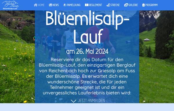Vorschau von www.bluemlisalp-lauf.ch, Bluemlisalp-Lauf
