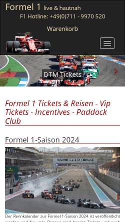 Vorschau der mobilen Webseite www.ticket-point.de, Ticket-Point