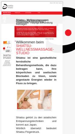 Vorschau der mobilen Webseite www.shiatsu-wellness.de, Shiatsu-Wellness Massage (Löbtau)