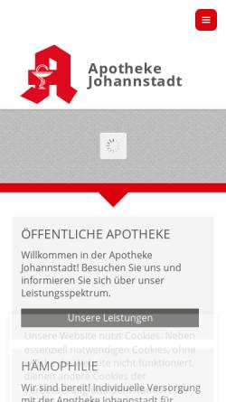 Vorschau der mobilen Webseite www.apotheke-johannstadt.de, Apotheke Johannstadt