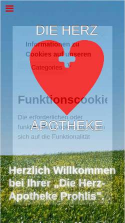 Vorschau der mobilen Webseite www.herz-apotheke-dresden.de, Herz Apotheke