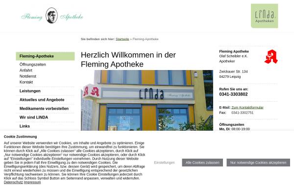 Vorschau von www.fleming-apotheke-leipzig.de, Fleming-Apotheke