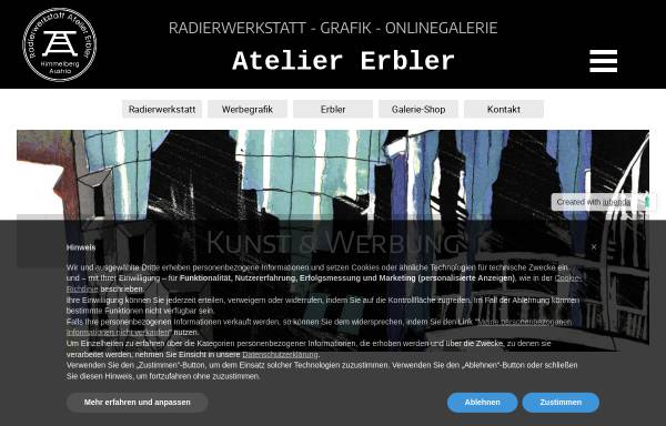 Vorschau von www.atelier-erbler.at, Galerie Erbler