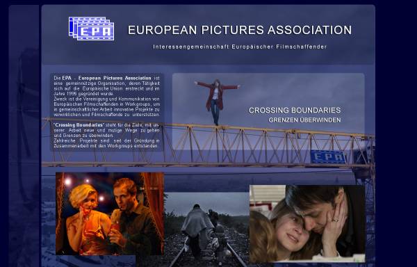 Vorschau von www.epa.at, Interessengemeinschaft Europäischer Filmschaffender