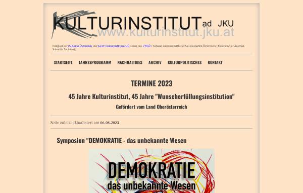 Kulturinstitut der Johannes-Kepler-Universität