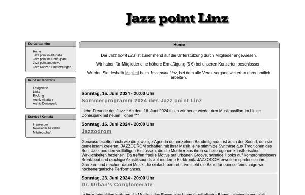Vorschau von www.jazzpoint.at, Jazz point Linz