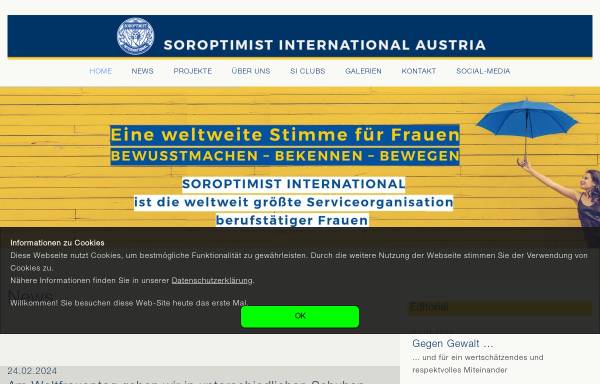 Vorschau von soroptimist.at, SI - Österreichische Soroptimist International Union