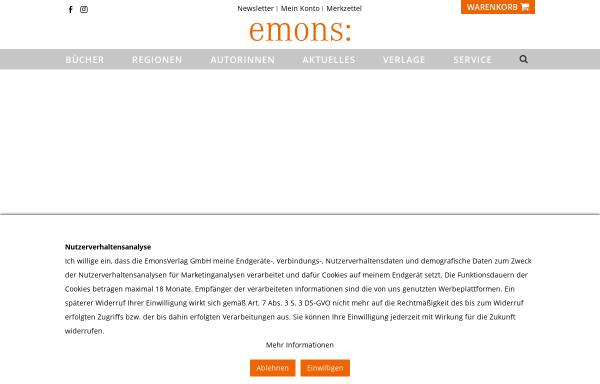 Vorschau von emons-verlag.de, Emons Verlag