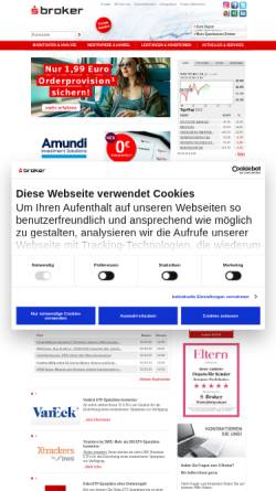 Vorschau der mobilen Webseite www.sbroker.de, S Broker AG