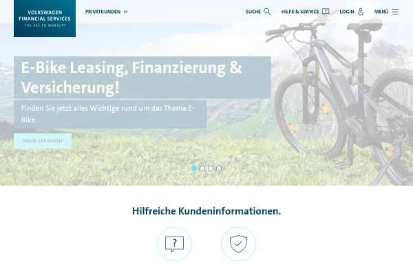 Vorschau von www.vwfs.de, Volkswagen Bank direct