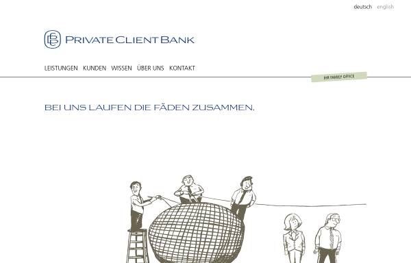 Vorschau von www.privateclientbank.ch, Private Client Bank