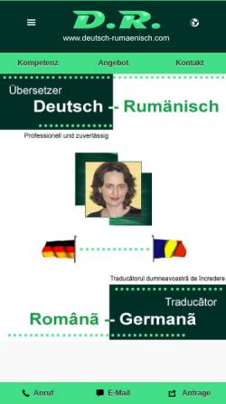 Vorschau der mobilen Webseite www.deutsch-rumaenisch.com, Praschiva Bloju
