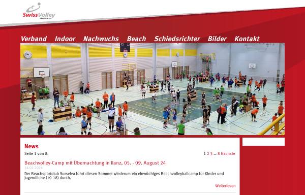 Vorschau von www.gsgl.ch, GSGL - Regionaler Volleyballverband