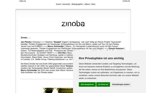 Vorschau von www.zinoba.de, Zinoba
