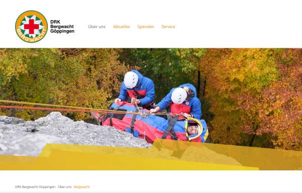 Vorschau von www.bergwacht-goeppingen.de, Bergwacht Göppingen