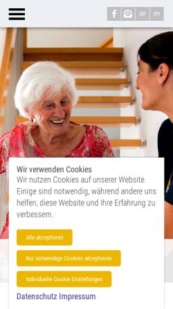 Vorschau der mobilen Webseite www.sp-ps.de, Susanne Pletowski Pflegeservice e.K.