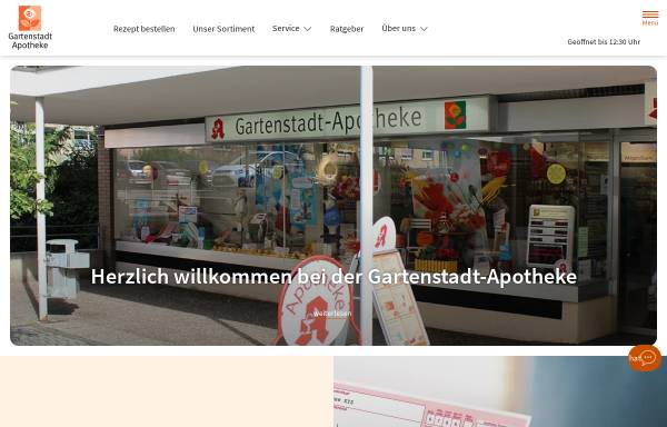 Vorschau von www.gartenstadt-apo.de, Gartenstadt-Apotheke