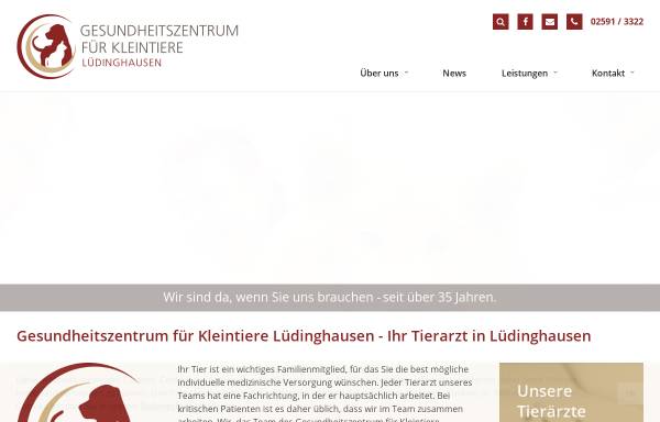 Vorschau von www.kleintierklinik-luedinghausen.de, Tierärztliche Klinik Dr. Hartmann