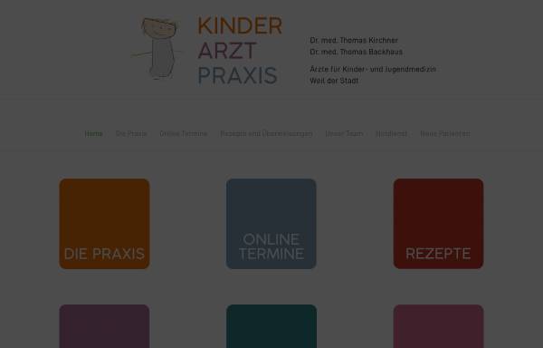 Vorschau von www.kirchner-kinderarzt.de, Kinderarztpraxis Dr. med. Thomas Kirchner