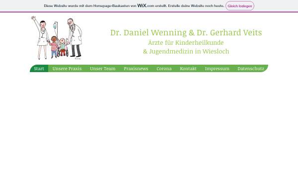 Vorschau von www.kinderarzt-wiesloch.de, Kinderarztpraxis Dr. Zeier und Dr. Veits,