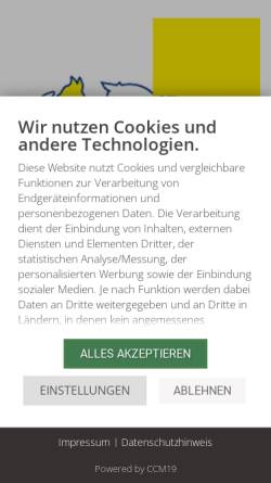 Vorschau der mobilen Webseite www.tierklinik-stadler.de, Tierklinik Dr. Stadler