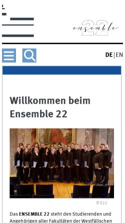 Vorschau der mobilen Webseite www.uni-muenster.de, Ensemble 22