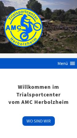 Vorschau der mobilen Webseite www.amc-unterer-breisgau.de, AMC Unterer Breisgau e. V.