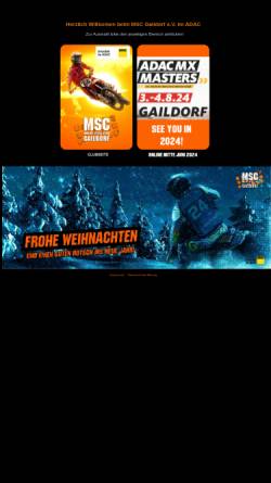 Vorschau der mobilen Webseite www.msc-gaildorf.de, MSC Gaildorf e.V.